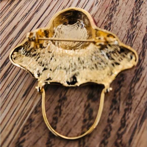 Rhinestone & Enamel Hat Brooches (2) - Red Hat Society, NWOT - Picture 6 of 13